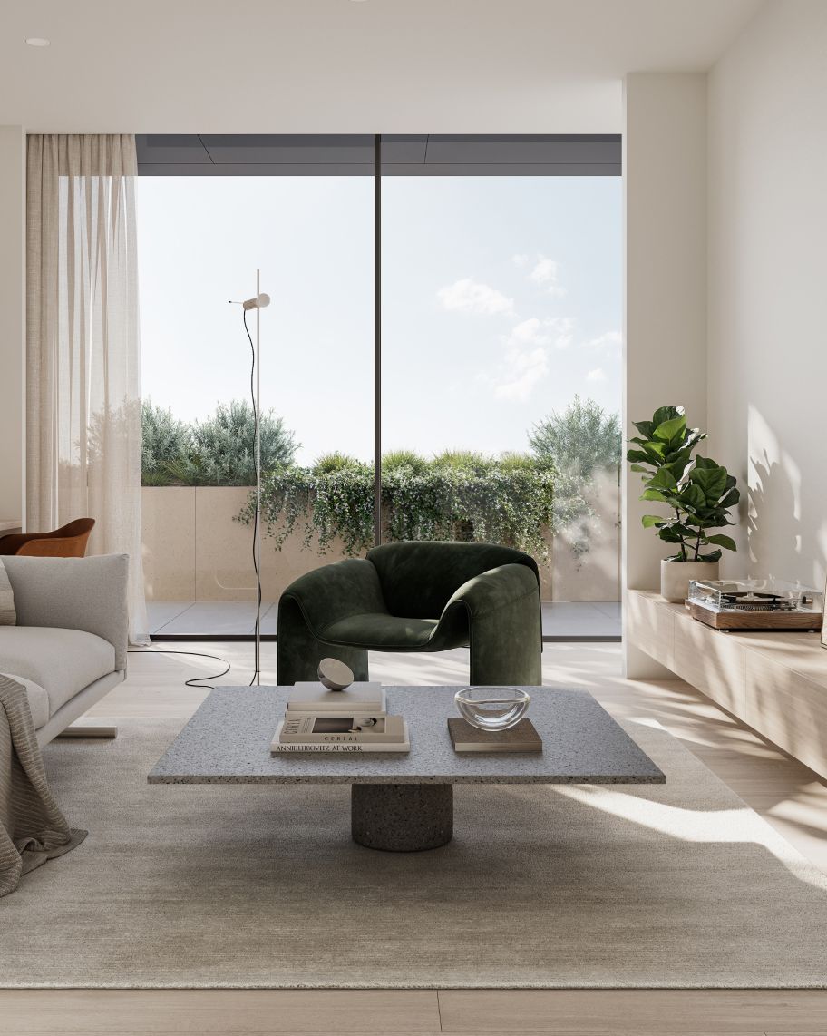 lounge room from study